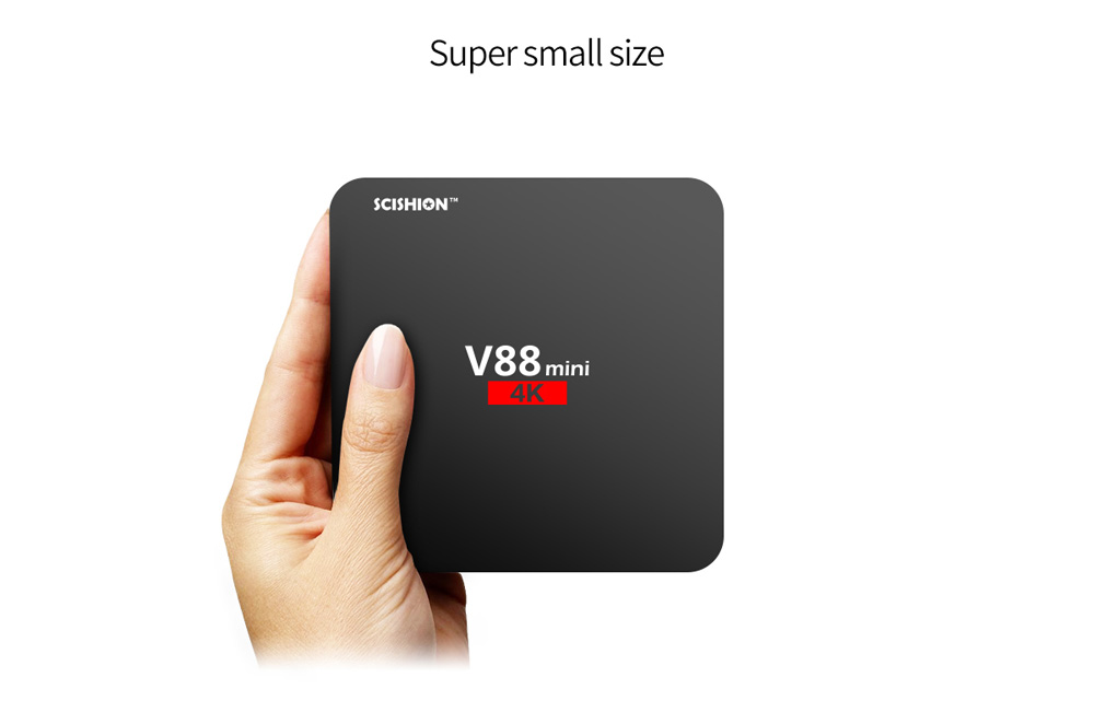 SCISHION V88 mini TV Box RK3229 4 Core Android 6.0 1GB + 8GB