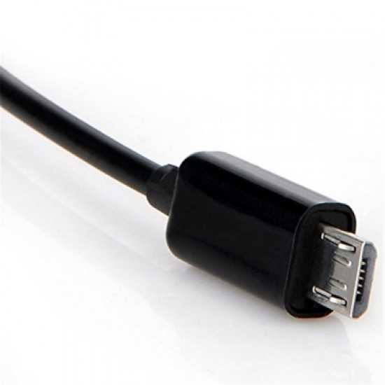 USB 2.0 AF to Micro USB 5 Pin Male Adapter Cable with OTG Function