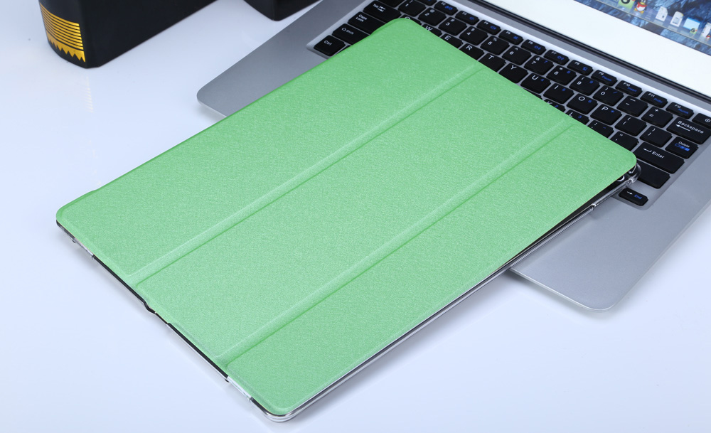 Ultra Slim Transparent Flip Leather Wake Sleep Smart Cover Hard Back Case for iPad Pro
