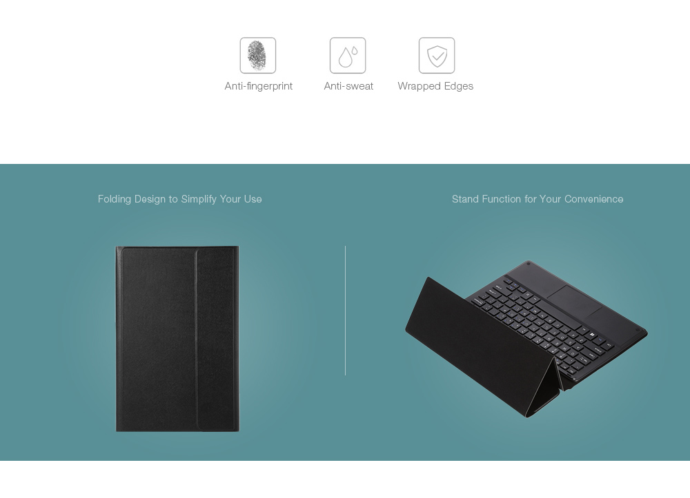 Original Jumper EZpad 6 M6 Keyboard Protective Case Magnetic Docking PU Leather