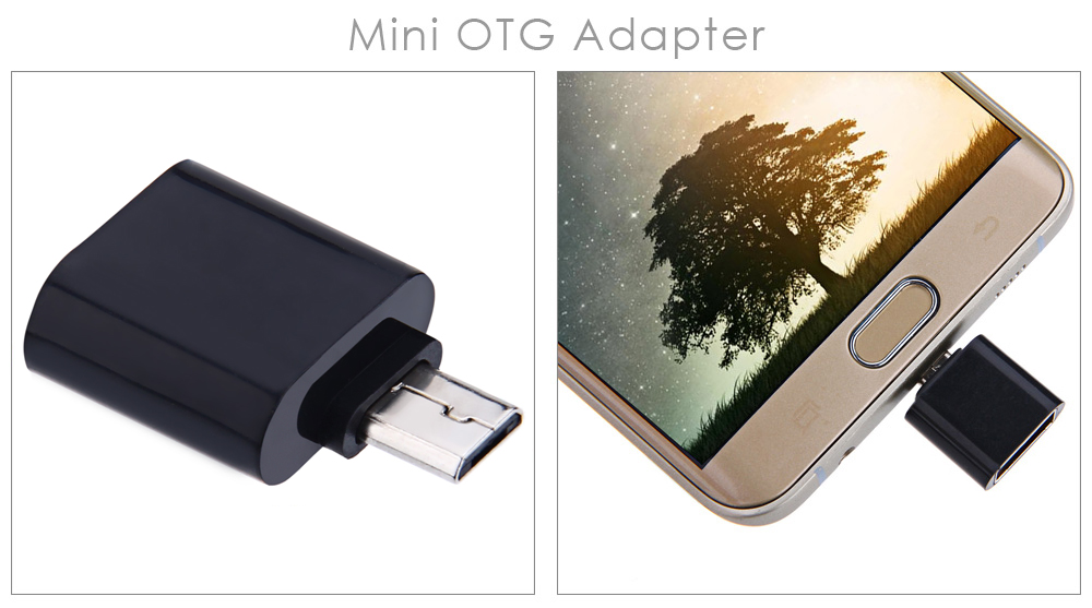 Micro USB OTG Data Transfer and Charging Adapter