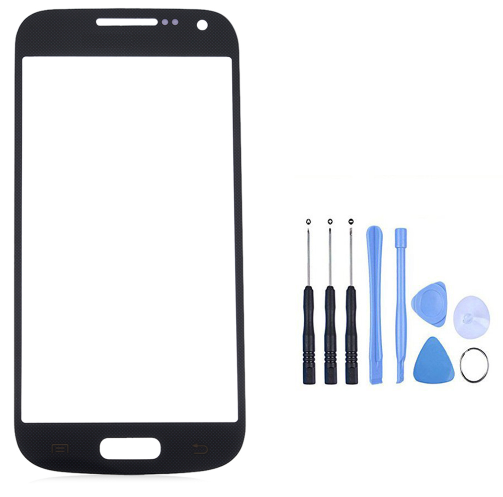 Outer Glass Lens Touch Screen Protective Cover with Repair Tools for Samsung S4 Mini