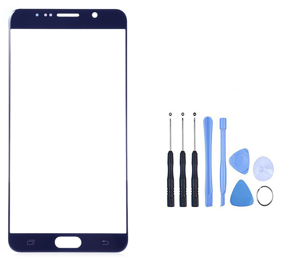 Outer Glass Lens Touch Screen Protective Cover with Repair Tools for Samsung Note 5