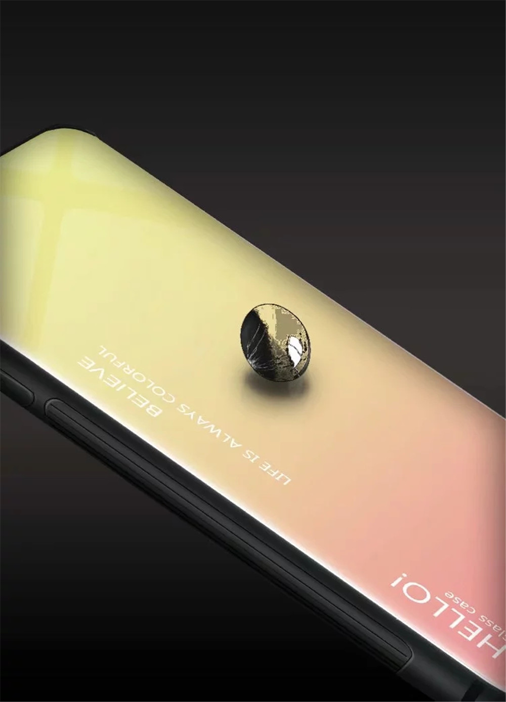 Gradient Tempered Glass Case for Xiaomi Redmi Note 6 / Note6 Pro