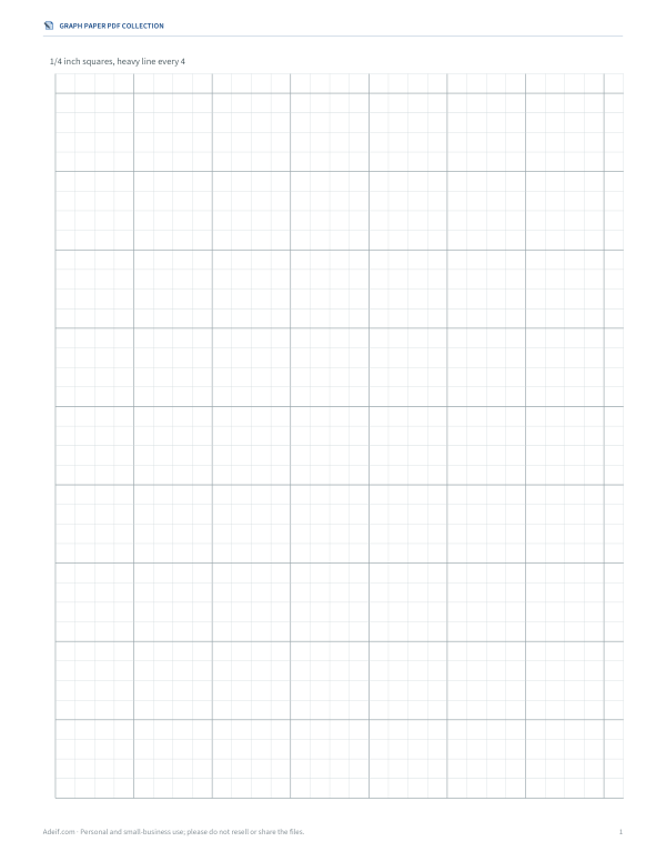 Preview of Printable Graph Paper PDF